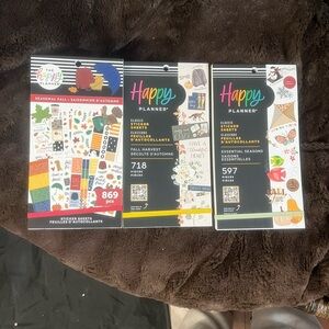 The happy planner seasonal sticker books